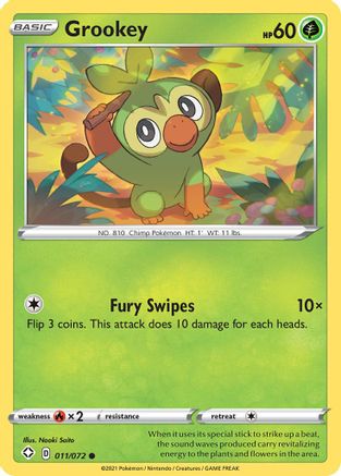 Grookey (011/72) [Shining Fates] Normal - Common