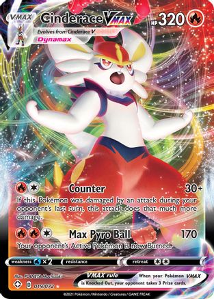 Cinderace VMAX (019/72) [Shining Fates] Holofoil - Ultra Rare