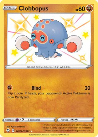 Clobbopus (SV072/122) [Shining Fates Shiny Vault] Holofoil - Shiny Holo Rare