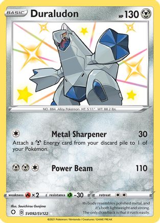 Duraludon (SV092/122) [Shining Fates Shiny Vault] Holofoil - Shiny Holo Rare