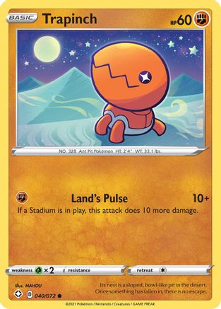 Trapinch (040/72) [Shining Fates] Normal - Common