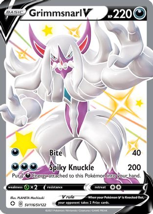 Grimmsnarl V (SV116/122) [Shining Fates Shiny Vault] Holofoil - Shiny Holo Rare
