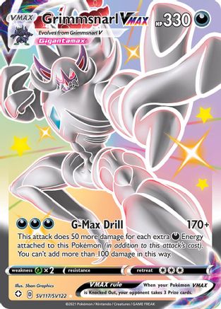 Grimmsnarl VMAX (SV117/122) [Shining Fates Shiny Vault] Holofoil - Shiny Holo Rare