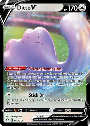 Ditto V (050/72) [Shining Fates] Holofoil - Ultra Rare