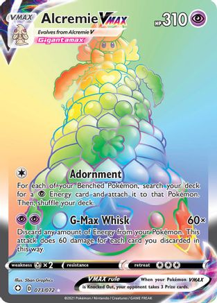 Alcremie VMAX (Secret) (073/72) [Shining Fates] Holofoil - Secret Rare