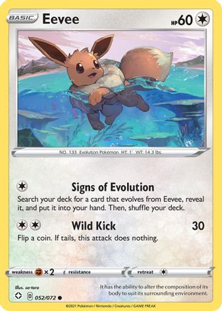 Eevee (052/72) [Shining Fates] Normal - Common