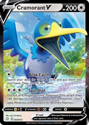 Cramorant V (054/72) [Shining Fates] Holofoil - Ultra Rare