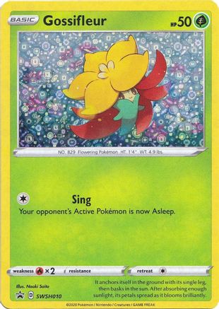 Gossifleur (General Mills Promo) (SWSH010) [Miscellaneous Cards & Products] Holofoil - Promo