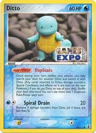 Ditto (Squirtle) (Games Expo 2007) (064/113) [Miscellaneous Cards & Products] Normal - Promo