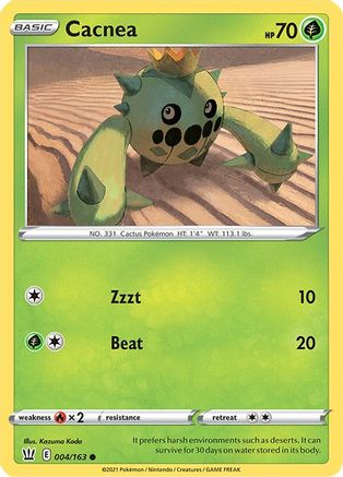 Cacnea (004/163) [SWSH05 Battle Styles] Normal - Common