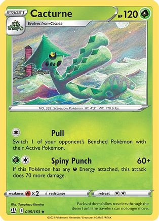 Cacturne (005/163) [SWSH05 Battle Styles] Normal - Uncommon