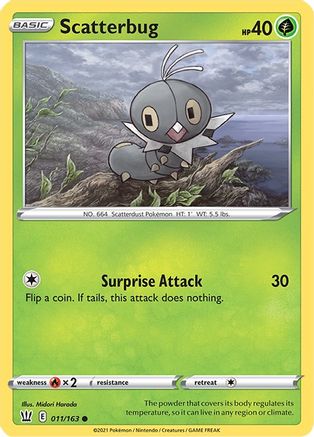 Scatterbug (011/163) [SWSH05 Battle Styles] Normal - Common