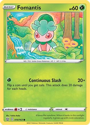 Fomantis (014/163) [SWSH05 Battle Styles] Normal - Common