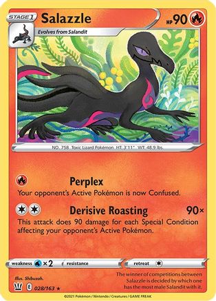 Salazzle (028/163) [SWSH05 Battle Styles] Normal - Rare