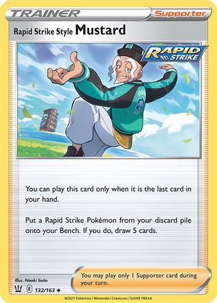 Rapid Strike Style Mustard (132/163) [SWSH05 Battle Styles] Normal - Uncommon