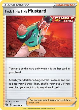 Single Strike Style Mustard (134/163) [SWSH05 Battle Styles] Normal - Uncommon