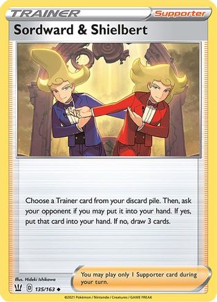 Sordward & Shielbert (135/163) [SWSH05 Battle Styles] Reverse Holofoil - Uncommon