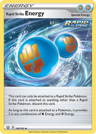 Rapid Strike Energy (140/163) [SWSH05 Battle Styles] Normal - Uncommon