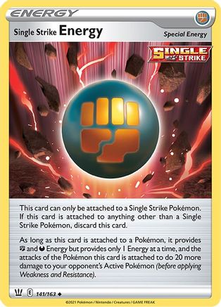 Single Strike Energy (141/163) [SWSH05 Battle Styles] Normal - Uncommon