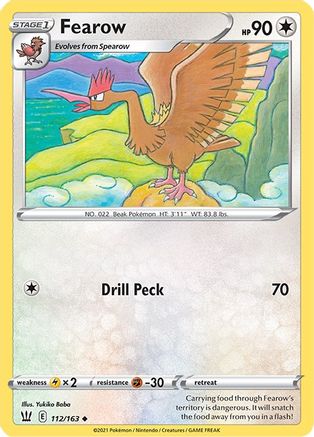 Fearow (112/163) [SWSH05 Battle Styles] Normal - Uncommon