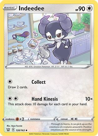 Indeedee (120/163) [SWSH05 Battle Styles] Normal - Uncommon
