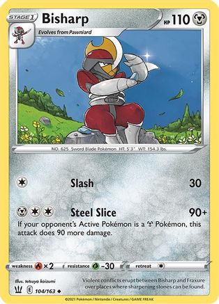 Bisharp (104/163) [SWSH05 Battle Styles] Normal - Uncommon