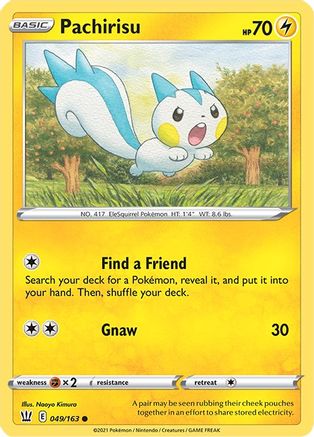 Pachirisu 049  SWSH05 Battle Styles - Common