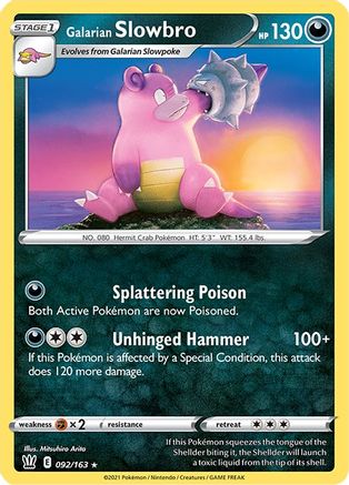 Galarian Slowbro (092/163) [SWSH05 Battle Styles] Normal - Rare