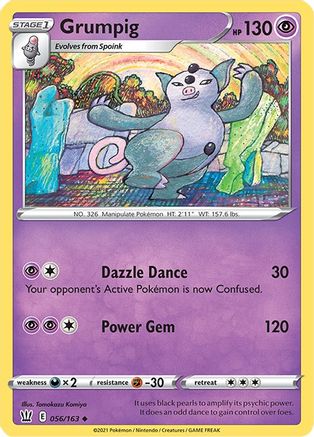 Grumpig (056/163) [SWSH05 Battle Styles] Normal - Uncommon
