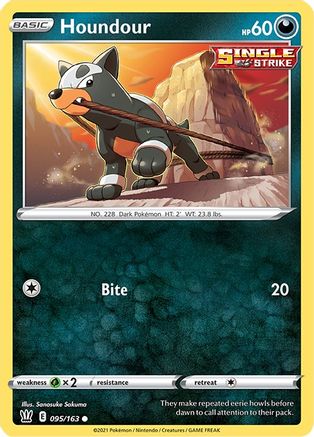 Houndour (095/163) [SWSH05 Battle Styles] Normal - Common