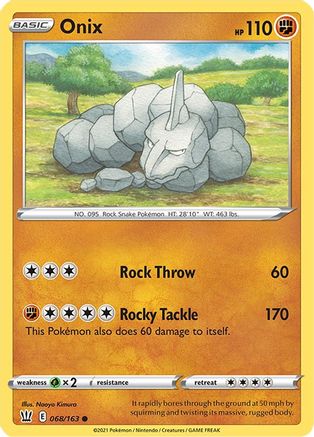 Onix (068/163) [SWSH05 Battle Styles] Normal - Common