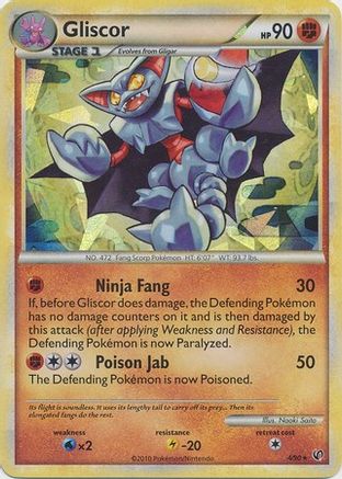 Gliscor (Cracked Ice Holo) (4/90) [Blister Exclusives] Holofoil - Promo