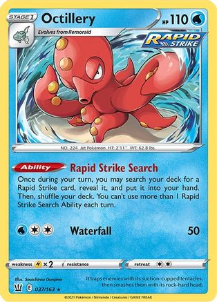 Octillery - 037/163/163  Deck Exclusives - Rare