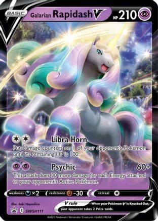 Galarian Rapidash V (SWSH111/307) [SWSH Sword & Shield Promo Cards] Holofoil - Promo