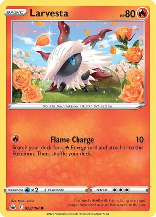 Larvesta (023/198) [SWSH06 Chilling Reign] Normal - Common