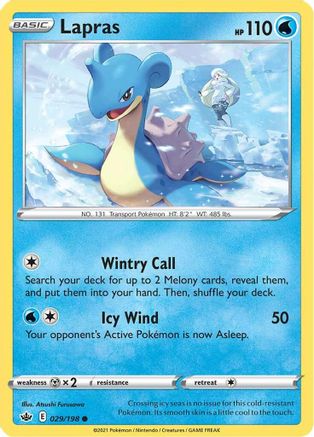 Lapras (029/198) [SWSH06 Chilling Reign] Normal - Common