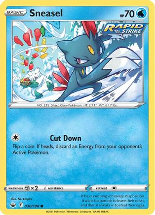 Sneasel (030/198) [SWSH06 Chilling Reign] Normal - Common