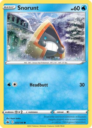 Snorunt (035/198) [SWSH06 Chilling Reign] Normal - Common