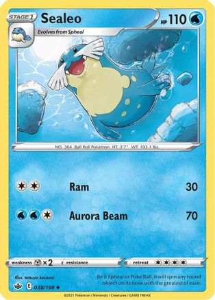 Sealeo (038/198) [SWSH06 Chilling Reign] Normal - Uncommon