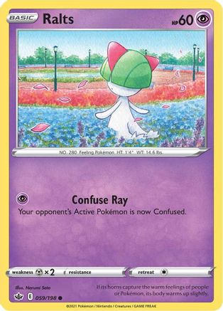 Ralts (059/198) [SWSH06 Chilling Reign] Normal - Common