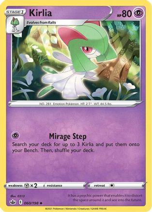Kirlia (060/198) [SWSH06 Chilling Reign] Normal - Uncommon