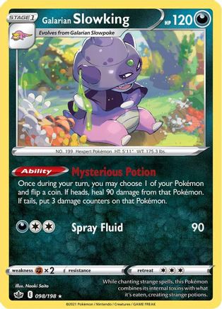 Galarian Slowking (098/198) [SWSH06 Chilling Reign] Reverse Holofoil - Holo Rare