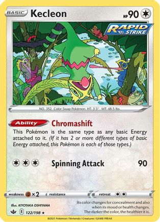 Kecleon (122/198) [SWSH06 Chilling Reign] Normal - Rare