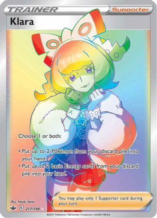 Klara (Secret) (217/198) [SWSH06 Chilling Reign] Holofoil - Secret Rare