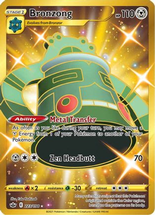 Bronzong (Secret) (223/198) [SWSH06 Chilling Reign] Holofoil - Secret Rare