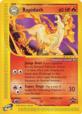Rapidash [Pokemon Center NY] (051) [WoTC Promo] Normal - Promo