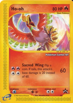 Ho-oh [Pokemon Center NY] (052) [WoTC Promo] Normal - Promo