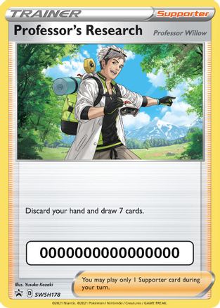 Professor's Research (with Pokemon Go Code) (SWSH178) [SWSH Sword & Shield Promo Cards] Normal - Promo
