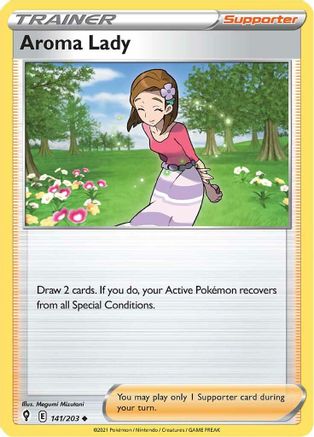 Aroma Lady (141/203) [SWSH07 Evolving Skies] Reverse Holofoil - Uncommon