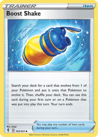 Boost Shake (142/203) [SWSH07 Evolving Skies] Normal - Uncommon